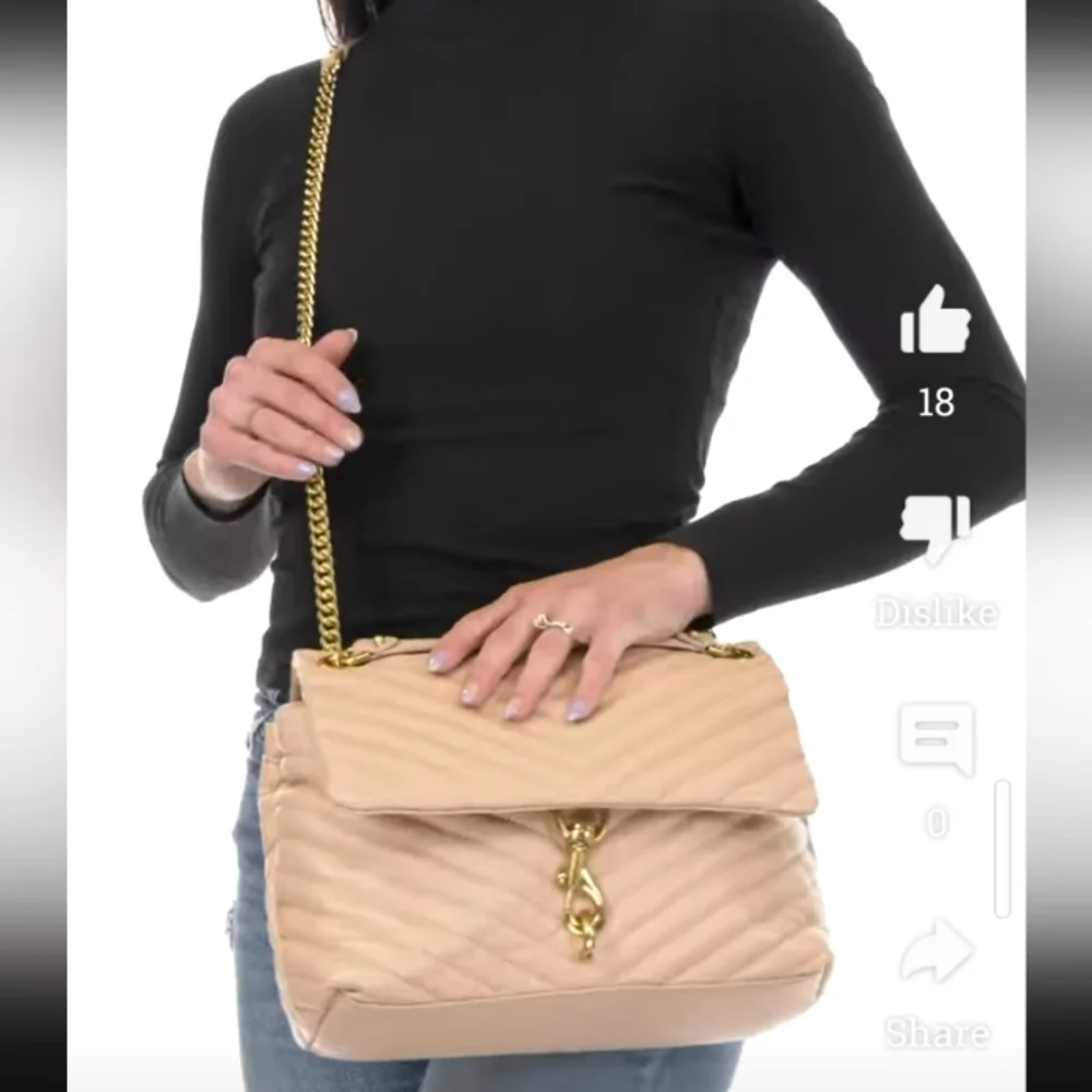 Edie Flap Shoulder Bag - Caramellow